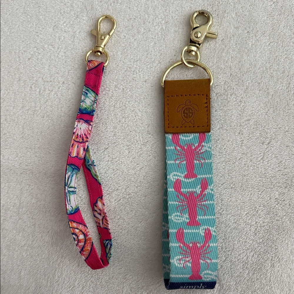 Simply Southern Lobster Keychain Set